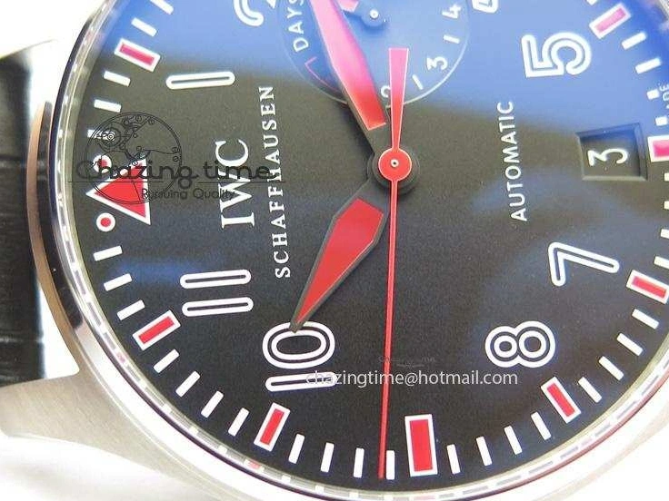 MIROTIME 0501 RelaxedFit Big Pilot Real PR IW500435 “Muhammad Ali” ZF Best Edition On Black Leather Strap A 7295